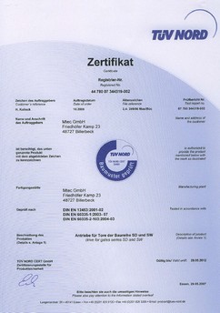 Zertifikat